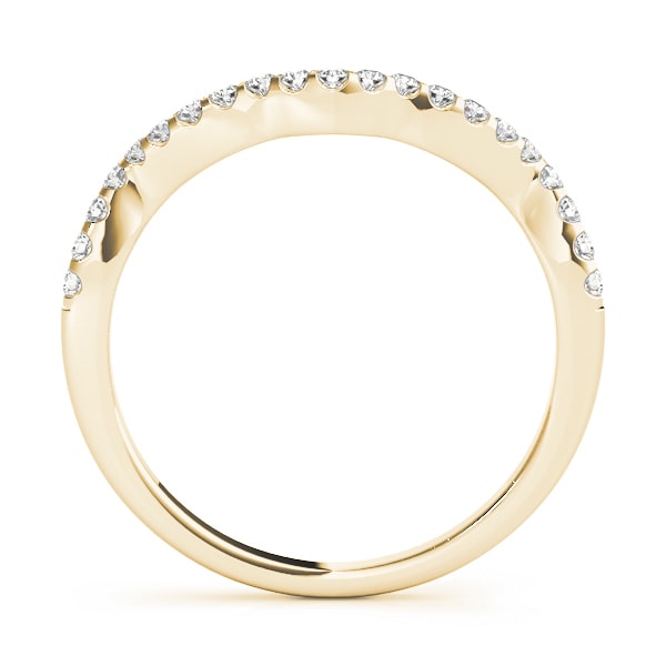 18K Yellow Gold 1/5 ct tw Diamond Wedding Ring