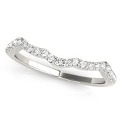 18K White Gold 1/5 ct tw Diamond Wedding Ring