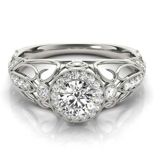 Halo Diamond Engagement Ring