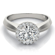 Halo Diamond Engagement Ring