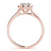 14K Rose Gold 1/3 ct tw Solitaire Diamond Engagement Ring