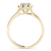 18K Yellow Gold 1/3 ct tw Solitaire Diamond Engagement Ring