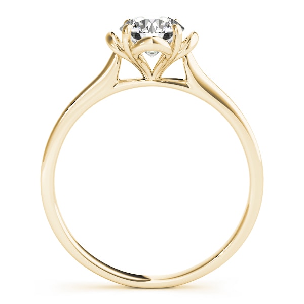18K Yellow Gold 1/3 ct tw Solitaire Diamond Engagement Ring