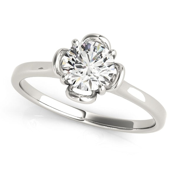 18K White Gold 1/3 ct tw Solitaire Diamond Engagement Ring