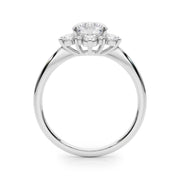 Halo Diamond Engagement Ring