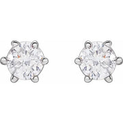 14K White Gold 1/3 CTW Natural Diamond Stud Earrings
