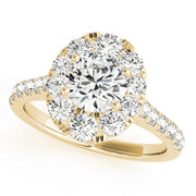 Halo Diamond Engagement Ring