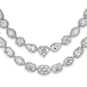 William Goldberg Platinum 63 Ct. Diamond Infinity Necklace