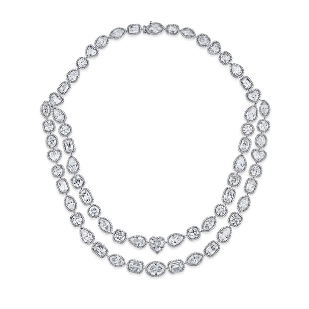 William Goldberg Platinum 63 Ct. Diamond Infinity Necklace