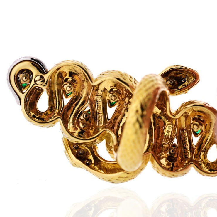 David Webb Kingdom Two-Snakes Interlocking Ring