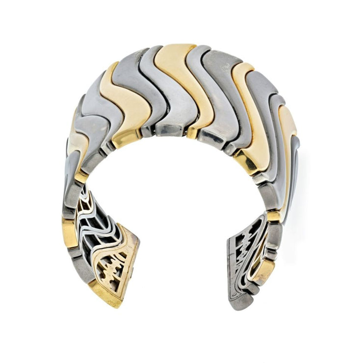 Marina B. Hematite Large Cuff Bangle