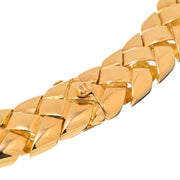 Van Cleef & Arpels Substantial Woven Diamond Collar Necklace