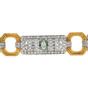 David Webb Platinum & 18K Yellow Gold 25 ct. Diamond Collar Necklace