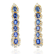 Marina B. Diamond And Sapphire Drop Earrings