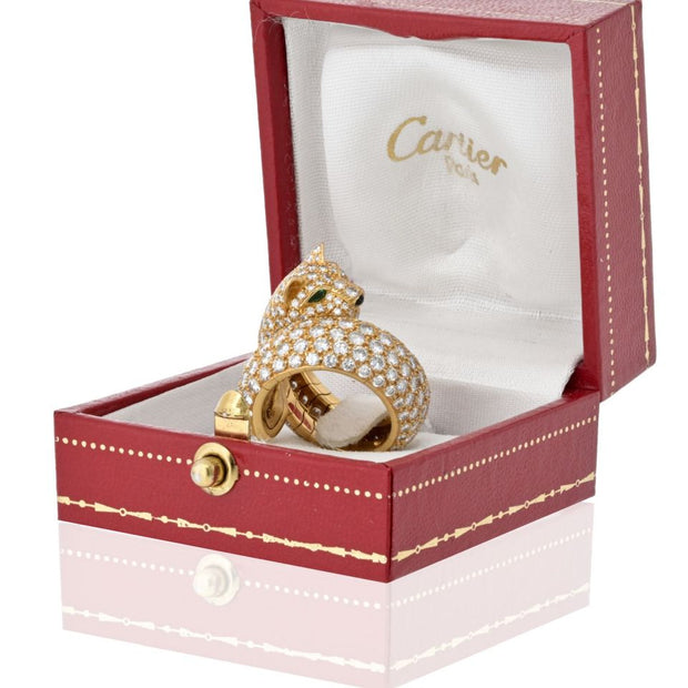 Cartier Diamond Panthere Lakarda Ring