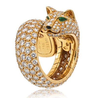 Cartier Diamond Panthere Lakarda Ring