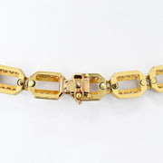 1970's Diamond Lapis Diamond Necklace