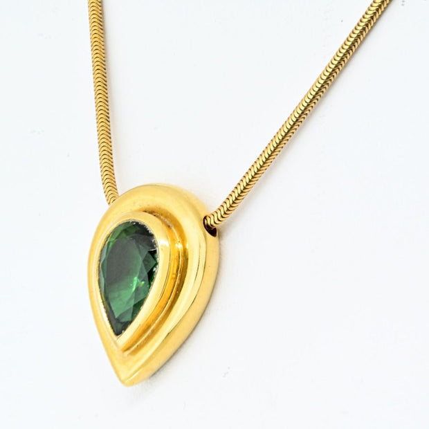 Tiffany & Co. Paloma Picasso Green Tourmaline Necklace