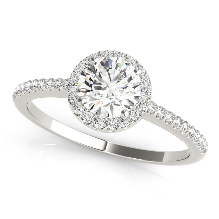 Halo Diamond Engagement Ring