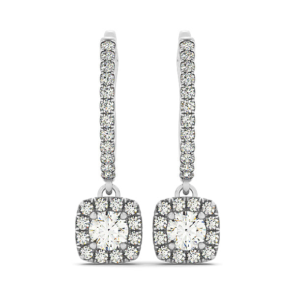 Halo Diamond Earring