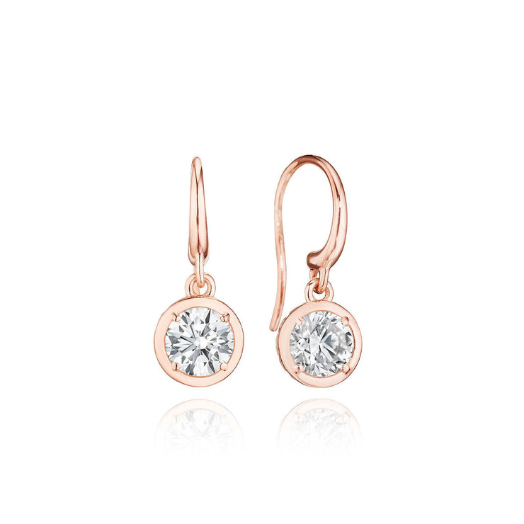 Diamond French Wire Earring - 1ct