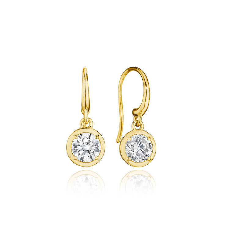 Diamond French Wire Earring - 1ct