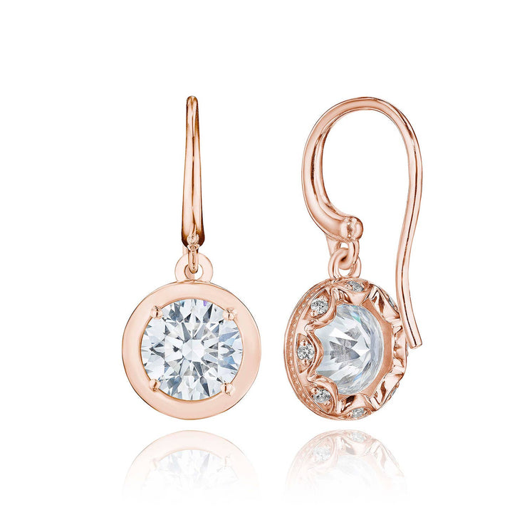 Diamond French Wire Earring - 3.08ct