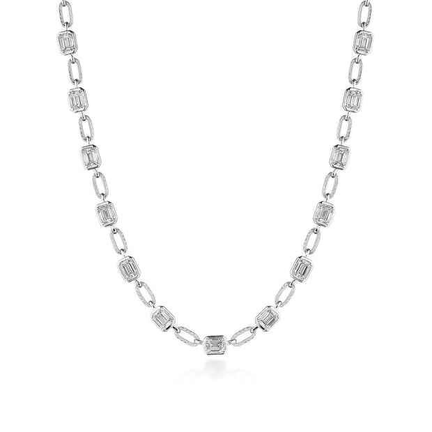 Lab Grown Diamond Link Necklace