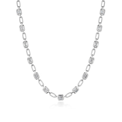 Lab Grown Diamond Link Necklace