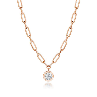 Petite Diamond Link Necklace - 1.54ct