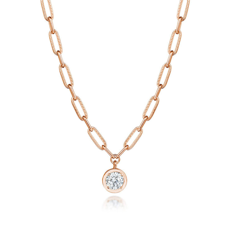 Petite Diamond Link Necklace - 1.54ct