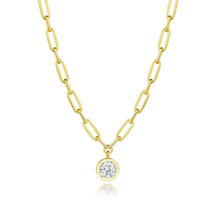 Petite Diamond Link Necklace - 1.54ct