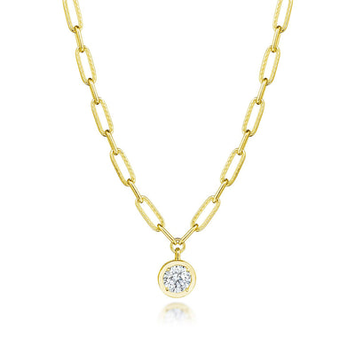 Petite Diamond Link Necklace - 1.54ct