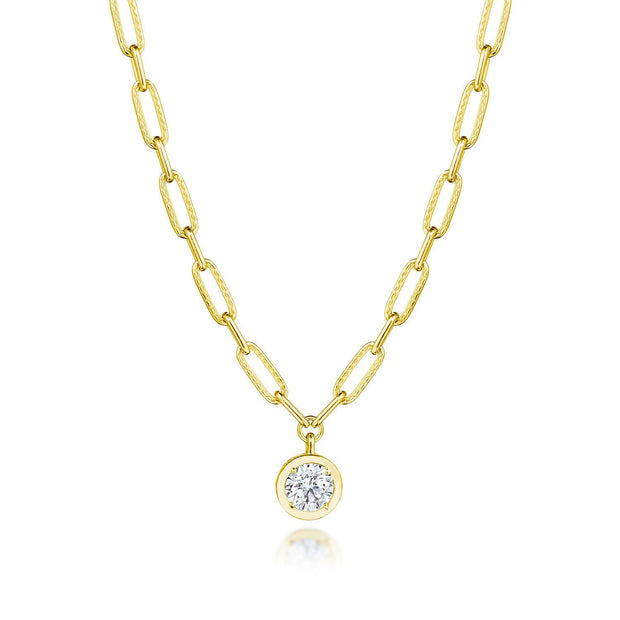 Petite Diamond Link Necklace - 1.54ct