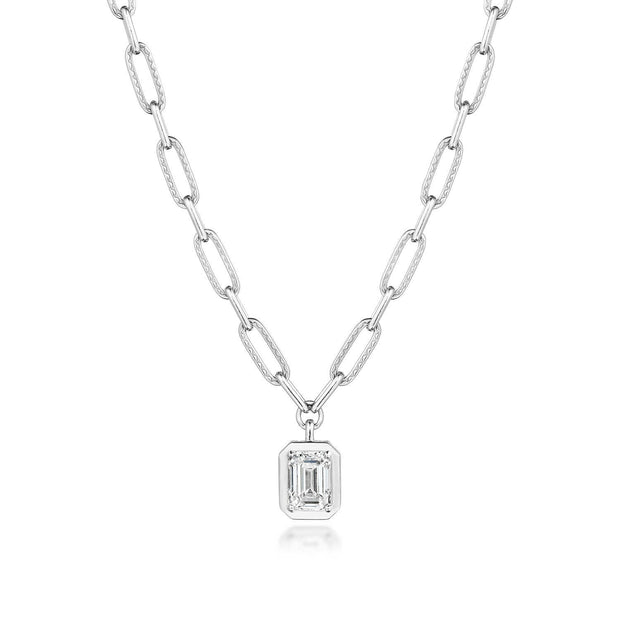 Petite Diamond Link Necklace - 1.54ct