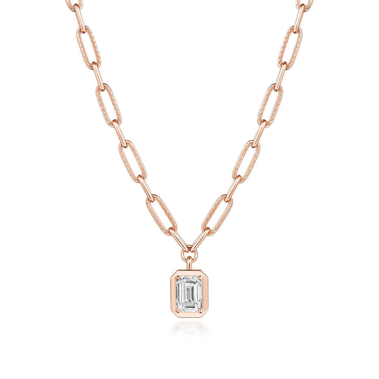 Petite Diamond Link Necklace - 1.54ct