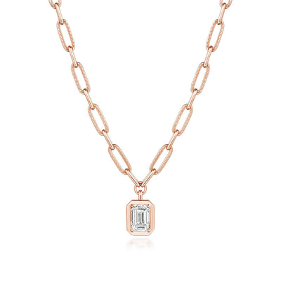 Petite Diamond Link Necklace - 1.54ct