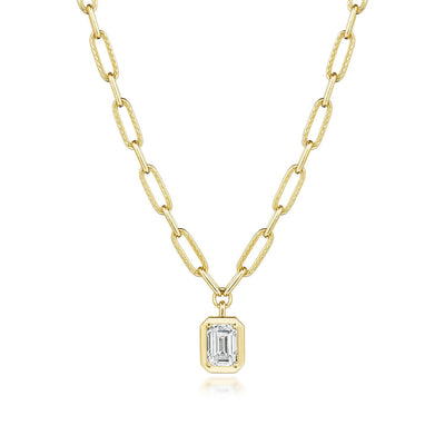 Petite Diamond Link Necklace - 1.54ct