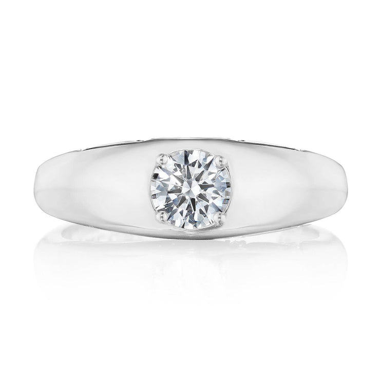 Domed Diamond Ring - 0.52ct