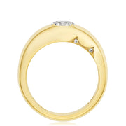 Domed Diamond Ring - 1.02ct