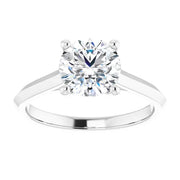 Beveled Classic Cathedral Solitaire Engagement Setting