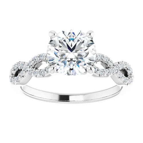 Infinity Diamond Accented Engagement Setting