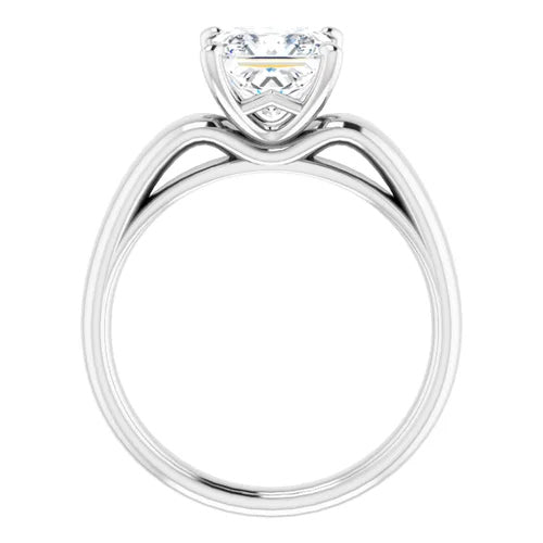 Modern Solitaire Engagement Setting