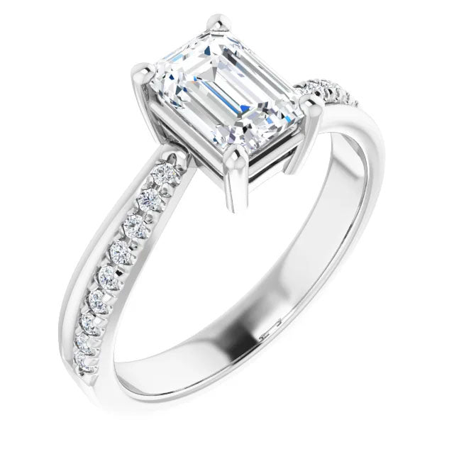 Elizabeth Solitaire Vintage-Inspired Engagement Ring (setting only) - Soha  Diamond Co.™
