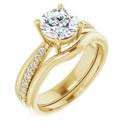 3C Classic Diamond Filigree Engagement Setting