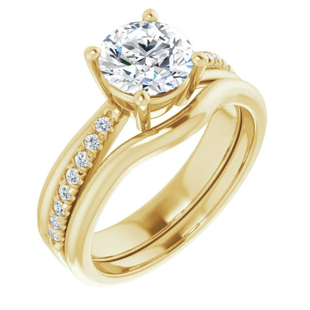 3C Classic Diamond Filigree Engagement Setting