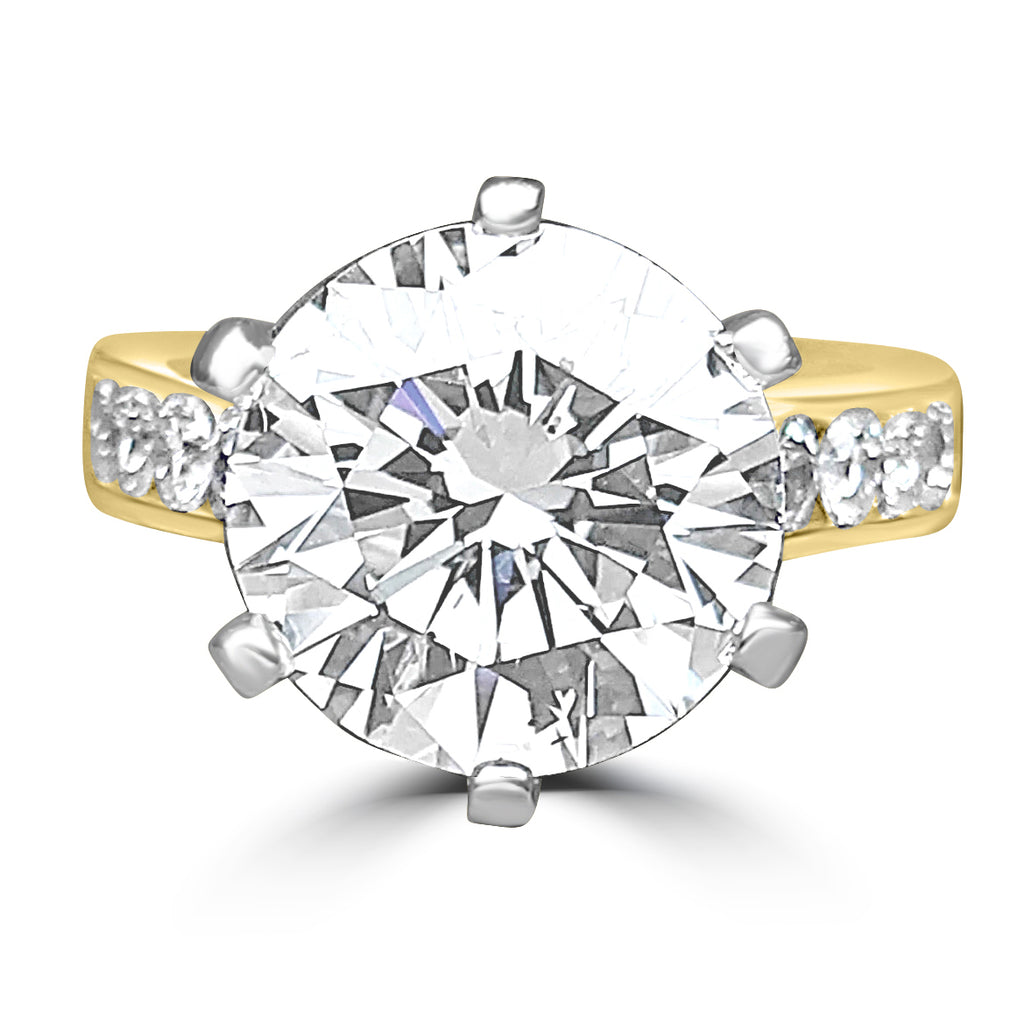 De Beers 2.40 Carat Round Brilliant Cut Diamond Engagement Ring