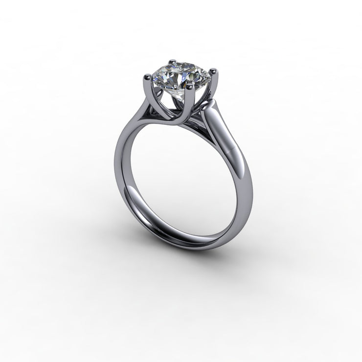Cathedral Trellis Diamond Solitaire Engagement Setting