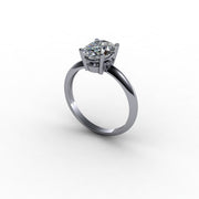 Traditional Oval Diamond Solitaire Engagement Setting
