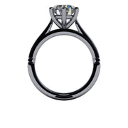 Cathedral Six-Prong Diamond Solitaire Engagement Setting